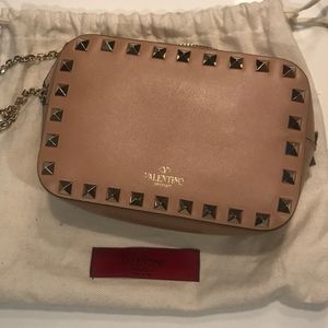 Valentino Rockstud Leather Pouch